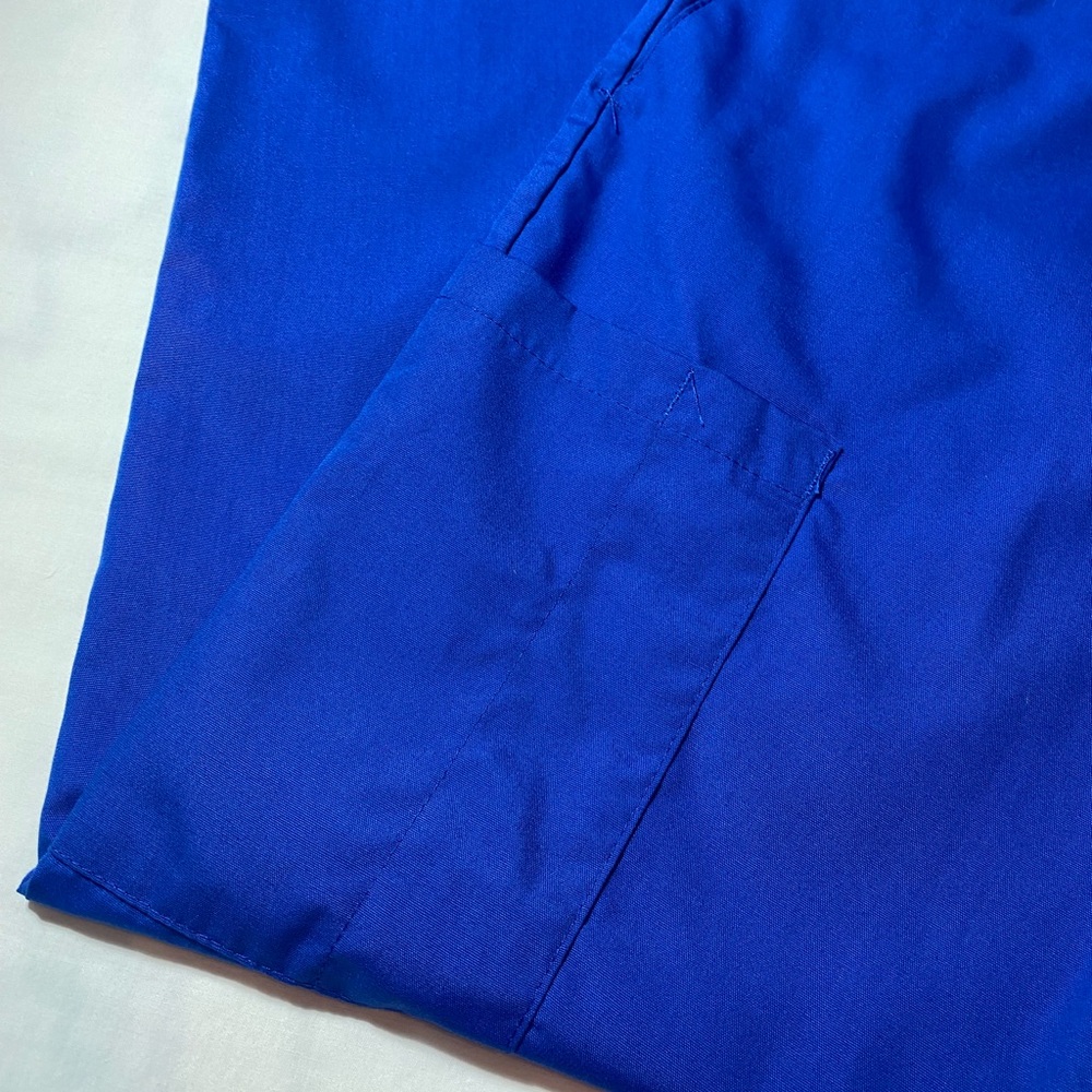 Affinity Apparel XXSR Scrub Pants Blue Elastic Waist Drawstring Petite - Picture 5 of 6